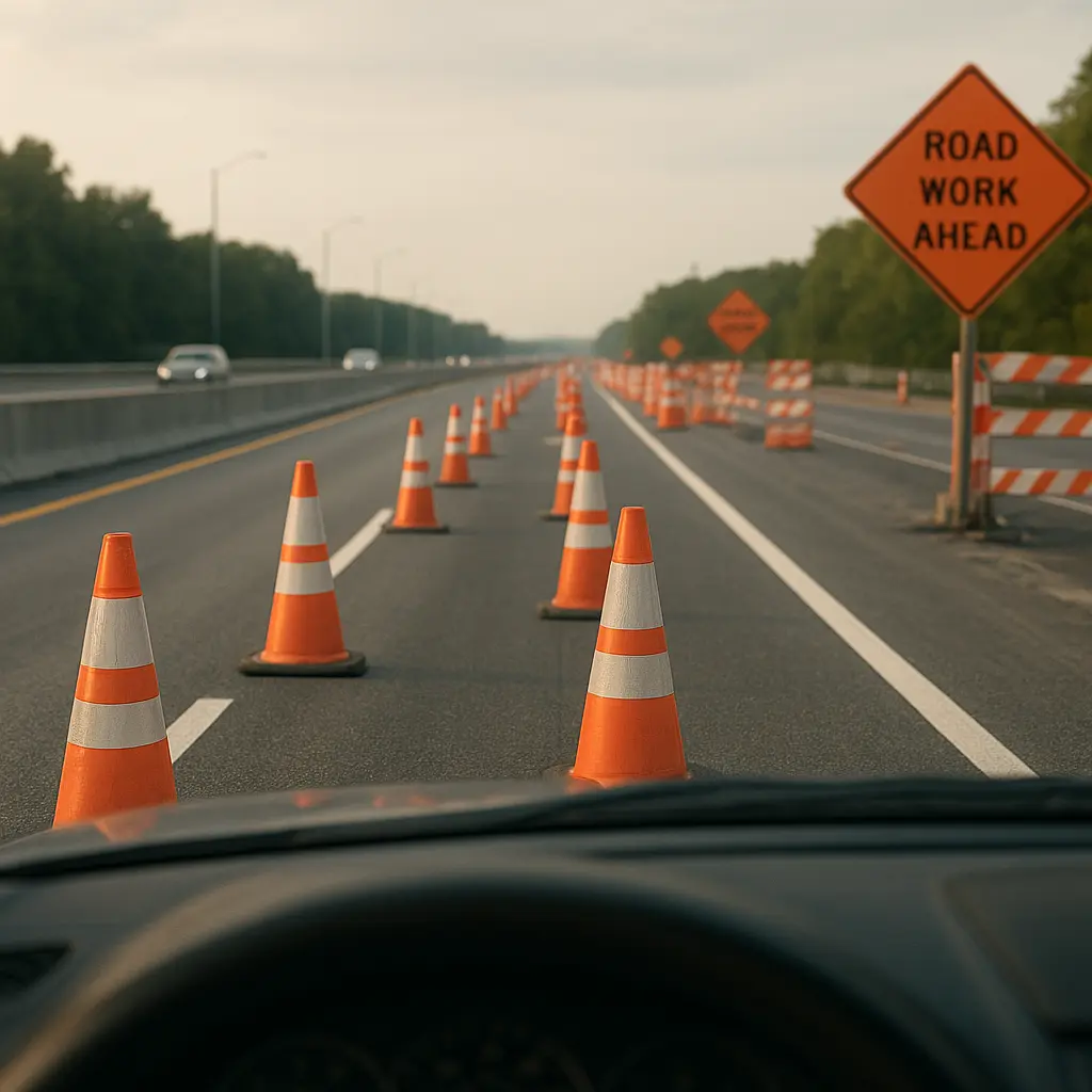 Sicher durch Baustellen fahren